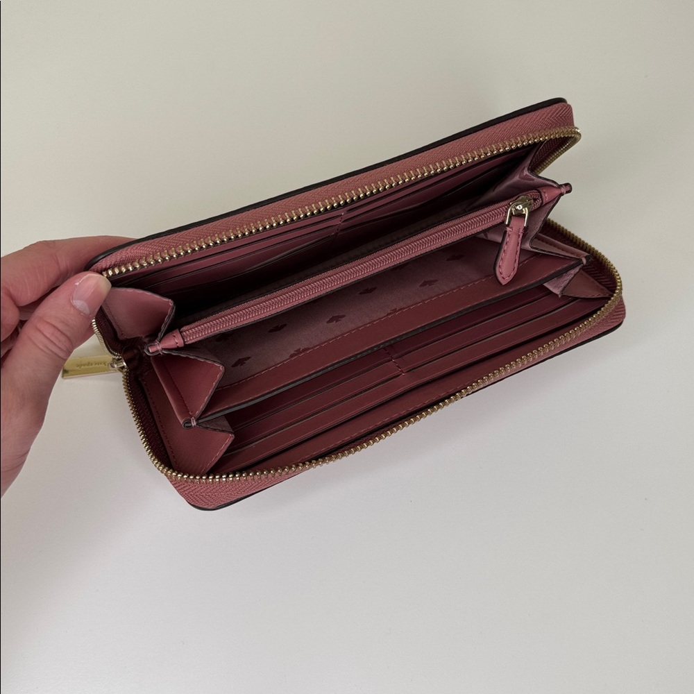 Kate Spade Mauve Large Wallet - Picture 3 of 6